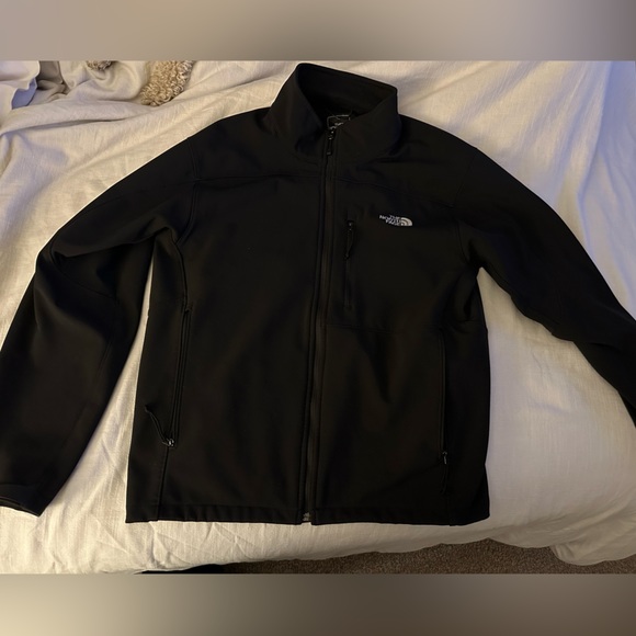 Men’s NORTH FACE black fleece jacket - size LARGE - Picture 5 of 7